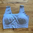 Krass&co True &  True Body Lift Scoop-Neck Wireless Bra Womens Medium Gray MSRP $58 EUC Photo 1