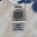 AGOLDE  Ballon Sleeve Crewneck Tie Dye Pullover SMALL Photo 4