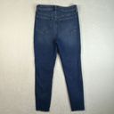 Max Studio  Womens Jeans Sz 10 Blue Indigo Dark Wash High Rise Skinny Photo 7