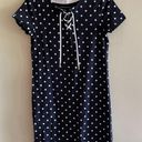 Tommy Hilfiger Navy Polka Dot Tie Dress Photo 0