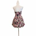 Sans Souci  Small Strapless Tube Floral Dress Photo 3