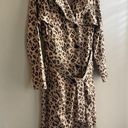 Banana Republic  Leopard Print Maxi Trenchcoat Photo 1