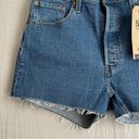 Levi's  Women's 501 Original High Rise Denim Jean Cut Off Shorts in Jive Stone Photo 2