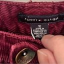 Tommy Hilfiger  Maroon Corduroy Bootcut Pants - Size 10 Photo 4