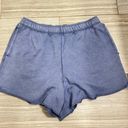 Aerie Navy Wash Beach Party High Waisted Relaxed Terrycloth Shorts- Size Large Photo 2