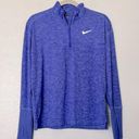 Nike  Running Quarter Zip Long Sleeve Purple Top Size Small Photo 0