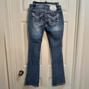 Miss Me Women’s  Mid-Rise Bootcut Jeans Distressed Medium Wash Size 28 Photo 4