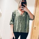 Treasure & Bond  Green Blouse NWT - Size Large Photo 4