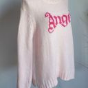 Wooden Ships , Caprice Angel Crew Pink Sapphire Mohair Wool Sweater, Medium Photo 5