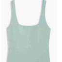 Vince  teal Scoop Neck Wide Straps Solid Color Tank Top Size XL B55 Photo 3