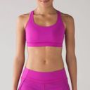 Lululemon  Energy Bra Pink Fuchsia Color Size 8 Photo 0