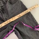 Abercrombie & Fitch 29/8 Short Curve Love 90s Straight High Rise Jeans Dark Grey Photo 5