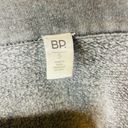 BP  Cropped Polo Shirt Womens SMALL Dark Gray Long Sleeve Cotton Blend Collared Photo 2