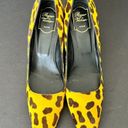 Roger Vivier Pony Hair Animal Print Decollete Pumps Size 42 Photo 2