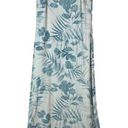 Jones New York  100% Silk Maxi Dress Size 10 Floral Palm‎ Hawaiian Y2K 90s Lined Photo 0