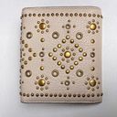 Polo  Ralph Lauren Leather Trifold Heavily Studded Western Wallet Photo 2