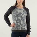 Lululemon Fleet Street Pullover in Black / White / Heathered Black / Soot Size L Photo 1