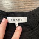 frame denim FRAME black ribbed tank Photo 3