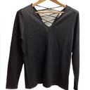Krass&co NY & ‎ black straps on back sweater size M Photo 0