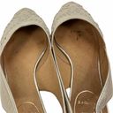 Jack Rogers  Gold Rory Slip On Slingback Flats Pointed Toe Size 7M Photo 6