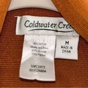 Coldwater Creek  Brown/Tan Open-front Fringe
Cardigan(Size Medium) Photo 3