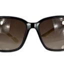 Salvatore Ferragamo Luxurious  Black and Tan Sunglasses Photo 1