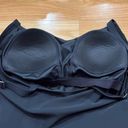 L.L.Bean  women’s black shaping tankini swim top size 16 reg . Photo 2