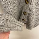 American Eagle Oversized Chunky Knit Grey Cardigan Photo 4