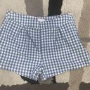 Pink Lily  Gingham Side Zip shorts Photo 0