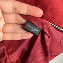 Lafayette 148  NY deep red suede leather jacket Photo 7