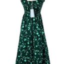 Hill House NWT  Ellie Nap Dress in Green Botanical Floral Smocked Midi Ruffle S Photo 1
