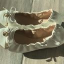 Juicy Couture  white scrunch flats Photo 3