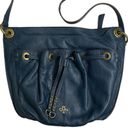 OrYANY Celine Italian Grain Leather Bag Crossbody Shoulder Purse Marine Blue Photo 1