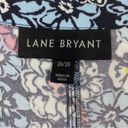 Lane Bryant  Blue Floral Button Front Blouse Sz.26/28 NWT Photo 5