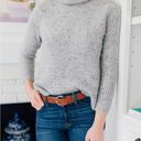 Madewell  Turtleneck Cowl Neck Sweater Gray Speckled Heathered Chunky Knit Photo 0