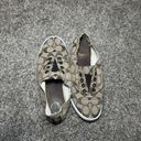 Coach  Womens Size 6.5B Katie Canvas Slip On Sneaker Brown Signature Shoes Photo 3