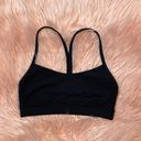 Lululemon  Black Flow Y Sports Bra Size 6 Photo 0