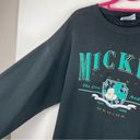 Vintage Disney Mickey Classic Crewneck Pullover Sz XXL Neon Black Photo 3