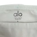 Alo Yoga Alo Airbrush High-Waist Flutter Legging in Ivory Flared Athletic Pants Size L Photo 7