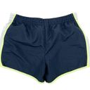 Danskin  Now Women's Woven Running Athletic Shorts Grey Neon Trim Size Medium Photo 1