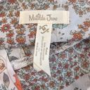 Matilda Jane Ruffled Tier Floral Blouse Size Medium Covered Buttons Photo 4