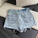 High Waisted Jean Shorts Size 6 Blue Photo 4