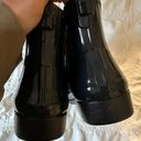 Hunter Navy Short Rain Boots Photo 4