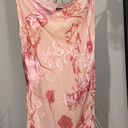 Esprit Vintage Midi Pink Floral Skirt Photo 0