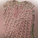 Rebecca Minkoff  pink floral blouse with flowy bell sleeves size small Photo 1