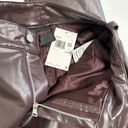 Jordan  X Maison Chateau Rouge NEW $100 Womens Crop Faux Leather Pants Size 4 Photo 2