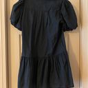 Collard Black Dress Size L Photo 1