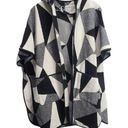 VERO MODA Landscape Black and White Cape  Denim One Size Photo 0