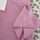 Everlane NWT  ORGANIC COTTON POLO DRESS IN LAVENDER & WHITE SIZE MEDIUM Photo 10