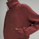 Lululemon Scuba Oversized Funnel Neck Half-Zip in Smoky Red Photo 2